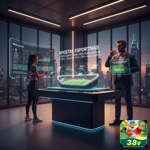 Ilustração de Explore as Apostas Esportivas no 38v com Odds Altas