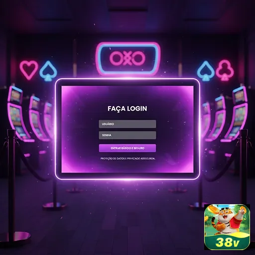 Ilustração de Acesse rapidamente o cassino online 38v com segurança